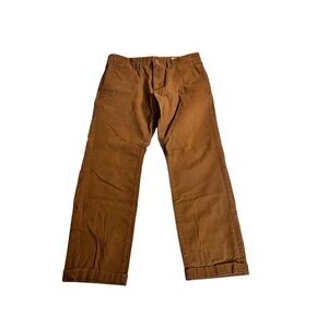 Goodfellow & Co Mens 32W‎ 30L Slim Fit Hennepin Chino Pants Brown